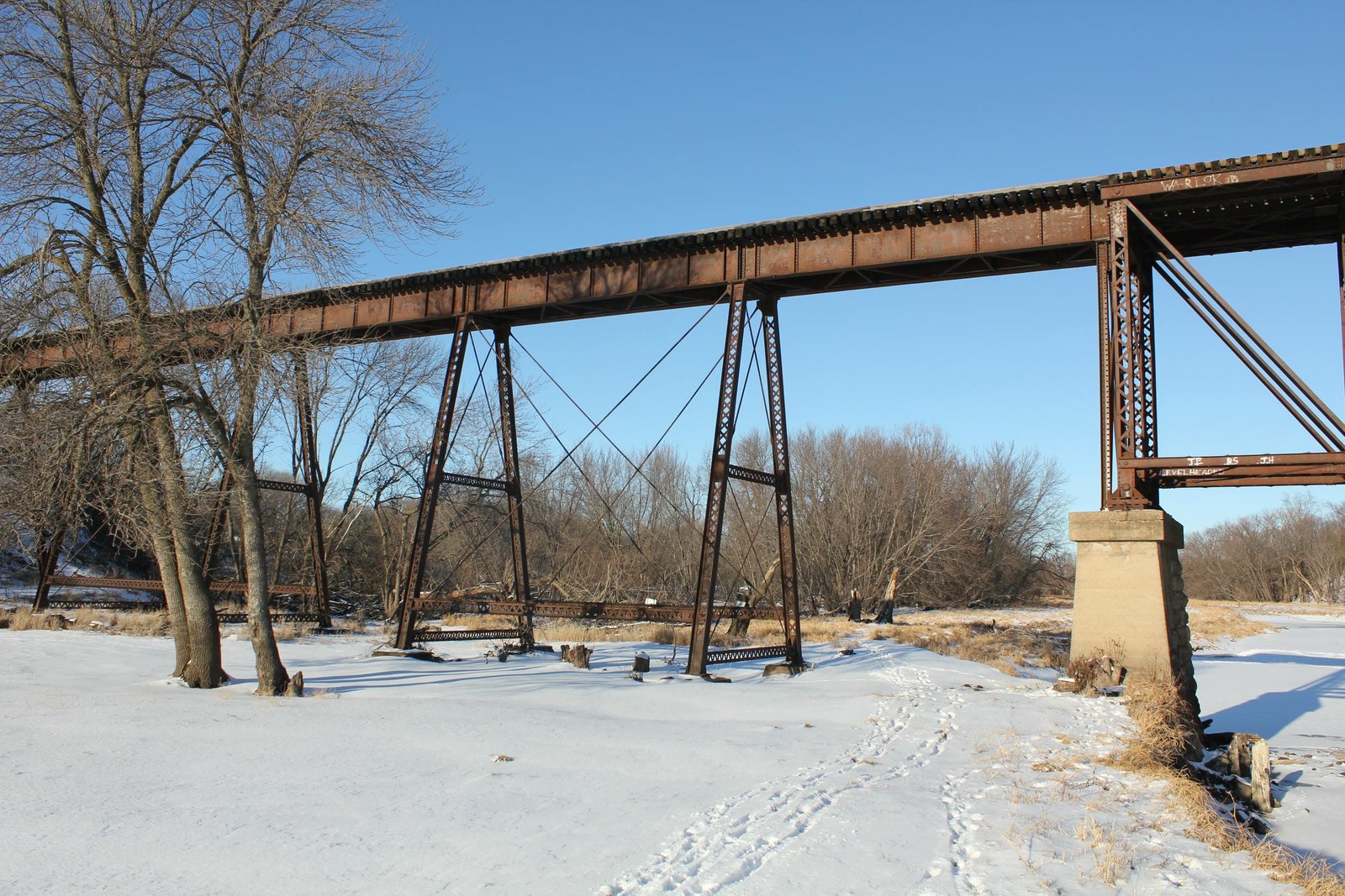 East tower and span #6
